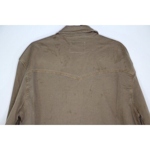 Schaefer Outfitter Mens XLT XL Tall Western Denim Snap Button Up Shirt NEW G1434 - Picture 5 of 6